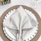 Kit 04 Peças Guardanapo De Boca Kacyumara 300 Fios - Off White