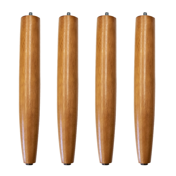 Kit 04 Pés Palito Castanho 25 Cm  D10 - D'rossi