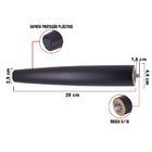 Kit 04 Pés Palito Tabaco 25 Cm E 04 Chapinhas Inclinadas   D1