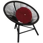 Kit 04 Poltrona Cadeira Suede Vermelho