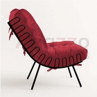 Kit 04 Poltronas Costela Industrial Ferro Preto Sala De Estar