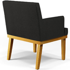 Kit 04 Poltronas Decorativa Para Sala De Estar Base Mel Beatr