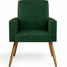 Kit 04 Poltronas Decorativa Para Sala De Estar Maria W01 Pés