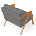 Kit 04 Poltronas Decorativa Para Sala Estar Pietra Estrutura