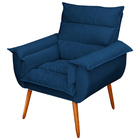 Kit 04 Poltronas Decorativas Modernas Sala E Recepção Monza P