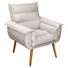 Kit 04 Poltronas Decorativas Modernas Sala E Recepção Monza P