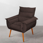 Kit 04 Poltronas Decorativas Modernas Sala E Recepção Monza P