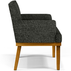 Kit 04 Poltronas Decorativas Para Sala De Estar Base Mel Beat