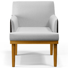 Kit 04 Poltronas Decorativas Para Sala De Estar Beatriz W01 L