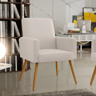 Kit 04 Poltronas Decorativas Para Sala De Estar Maria W01 Lin