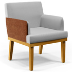 Kit 04 Poltronas Decorativas Para Sala Estar Beatriz W01 Linh