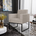 Kit 04 Poltronas Decorativas Para Sala Recepção Base Fixa De