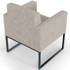 Kit 04 Poltronas Decorativas Para Sala Recepção Base Fixa De