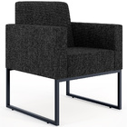 Kit 04 Poltronas Decorativas Para Sala Recepção Base Fixa Met