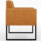 Kit 04 Poltronas Decorativas Sala Base Fixa Metal Helô L02 Co