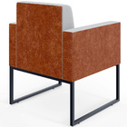 Kit 04 Poltronas Decorativas Sala Base Fixa Metal Helô L02 Li