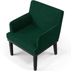 Kit 04 Poltronas Decorativas Sala De Estar Base Preto Beatriz