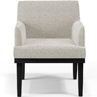 Kit 04 Poltronas Decorativas Sala De Estar Base Preto Beatriz