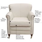 Kit 04 Poltronas Decorativas Sala De Estar Brunei Pés Príncip