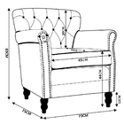 Kit 04 Poltronas Decorativas Sala De Estar Níger Pés Madeira