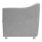 Kit 04 Poltronas Decorativas Tilla Suede Cinza - Amarena Móve