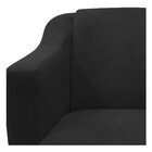 Kit 04 Poltronas Decorativas Tilla Suede Preto - Amarena Móve