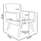 Kit 04 Poltronas Nina Vermelho