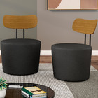 Kit 04 Poltronas Para Sala De Estar Decorativa Base Fixa Luar