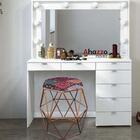 Kit 04 Puff Banqueta Aramado Luna Hexágono Base Bronze Mandal