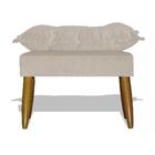 Kit 04 Puff Decorativo Opala - Bege Bege