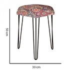 Kit 04 Puffs Banqueta Alta Bita Industrial Sala Penteadeira P