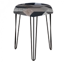 Kit 04 Puffs Banqueta Alta Bita Industrial Sala Penteadeira P