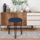 Kit 04 Puffs Banqueta Alta Bita Industrial Sala Penteadeira P