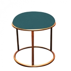 Kit 04 Puffs Banqueta Malta Decorativo Sala Aramado Bronze Su