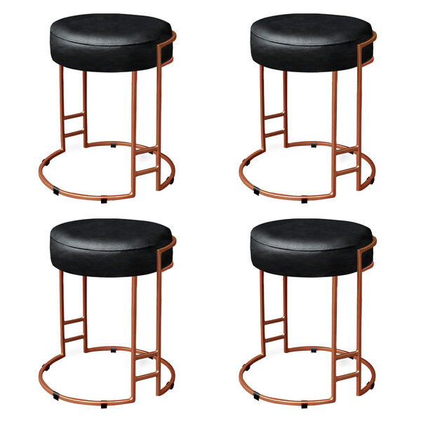 Kit 04 Puffs Dara Corino  Base Industrial Cobre - D'rossi - P