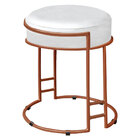 Kit 04 Puffs Dara Corino Branco Base Industrial Cobre - D'ros