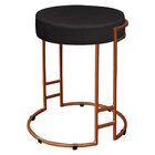 Kit 04 Puffs Dara Suede Base Industrial Cobre - D'rossi - Pre