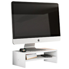 Kit 04 Suportes Stand Base Para Monitor Soft Elevado 45cm Em