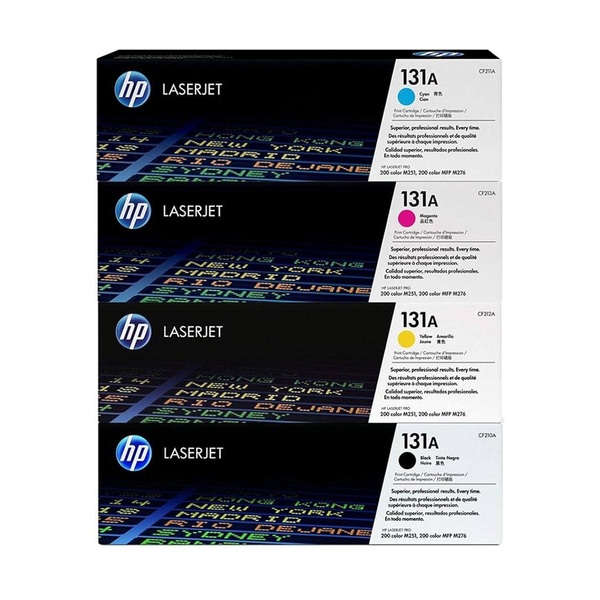 Kit 04 Toner 131a Hp Cf210a Cf211a Cf212a Cf213a Original