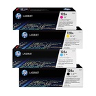 Kit 04 Toner Original Hp 128a Ce320a Para Laserjet Series Cor