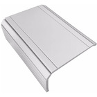 Kit 04un Esteiras Bandeja Reta Flexivel P/ Braço Sofá Branco