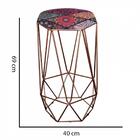 Kit 05 Banqueta Alta Aramado Liz Bronze Mandala Colorido