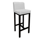 Kit 05 Banqueta Alta Com Encosto Aila Cozinha Balcão Bistrô B