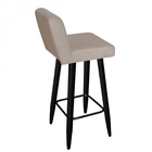 Kit 05 Banqueta Alta Com Encosto Lana Para Cozinha Bar Balcão