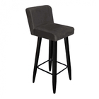 Kit 05 Banqueta Alta Com Encosto Lana Para Cozinha Bar Balcão