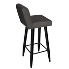 Kit 05 Banqueta Alta Com Encosto Lana Para Cozinha Bar Balcão