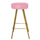 Kit 05 Banqueta Alta Laisa Ferro Dourado Rose Gold