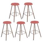 Kit 05 Banqueta Alta Lari Eiffel Bronze Rose Gold