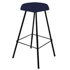 Kit 05 Banqueta Alta Lari Eiffel Preto Azul Marinho