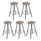 Kit 05 Banqueta Alta Lira Eiffel Industrial Cozinha Bar Balcã